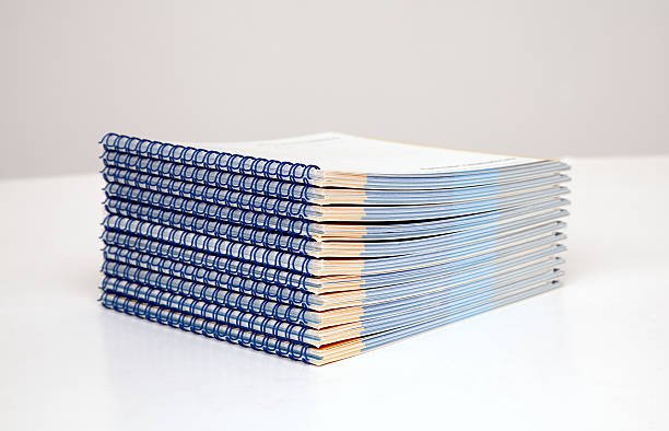 Carnet imprimé avec reliure sprirale